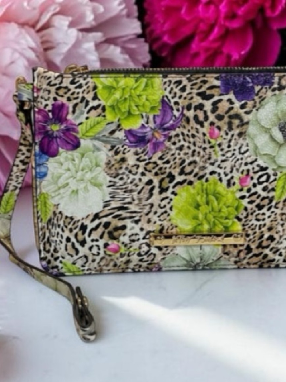 Coming soon Betsey Johnson FLORAL wristlet clutch NWT